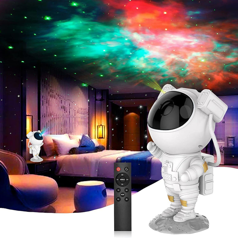 Galaxy Projector Night Light;  Star Projector with Timer;  Remote Control;  Astronaut Nebula Projector Suitable for Kids Bedroom;  Game Room and Holiday Gift