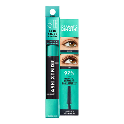 e.l.f. Lash XTNDR Tubing Mascara, Pitch Black, 0.25oz