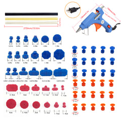 Super PDR 96-piece paint-free dent Repair Kit, automotive Dent removal tool, PDR tool, with Dent lifter kit, bridge lifter, for body dents, kit includes glue removal tool