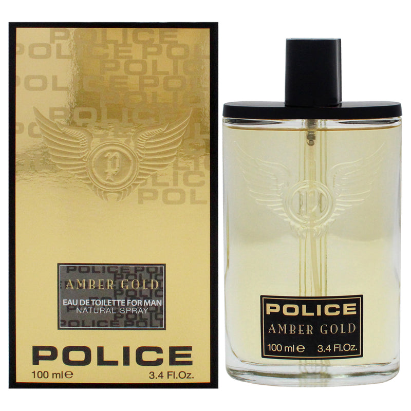 Police Amber Gold by Police for Men - 3.4 oz EDT Spray