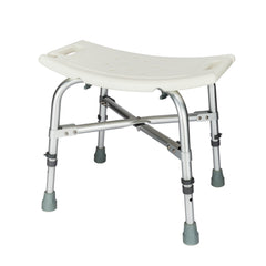 Medical Bathroom Safety Shower Tub Heavy Duty Aluminium Alloy Bath Chair Bench White