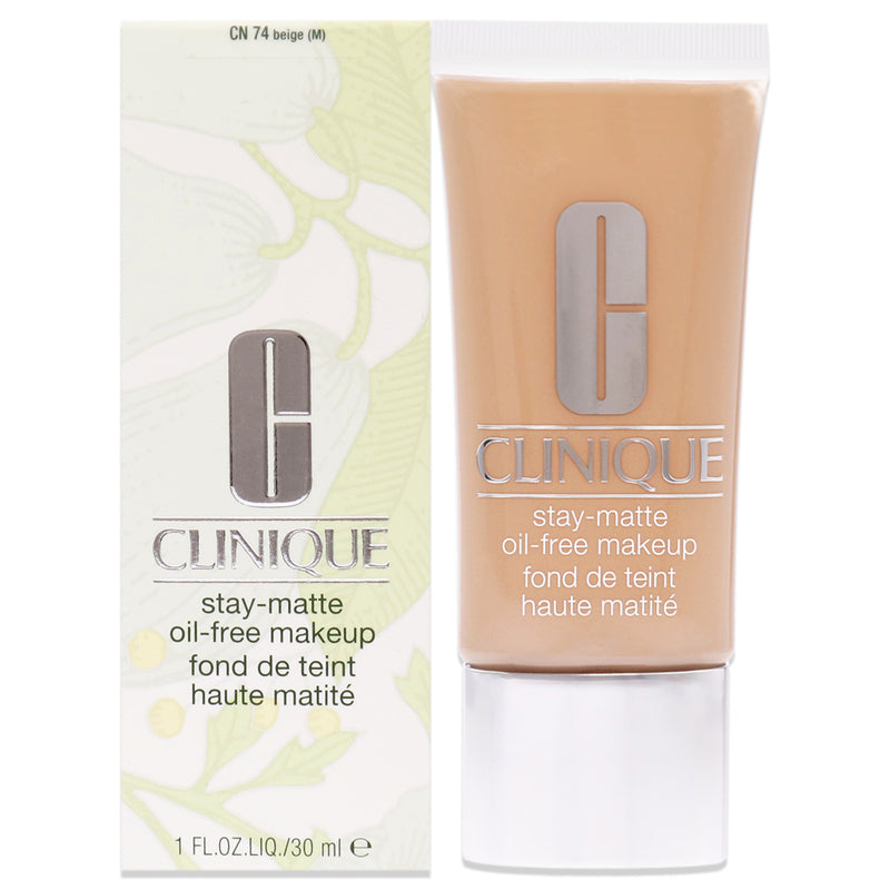 Stay-Matte Oil-Free Makeup - CN 74 Beige - Dry Combination To Oily by Clinique for Women - 1 oz Makeup