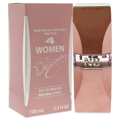 4 Women Delicioud by New Brand for Women - 3.3 oz EDP Spray