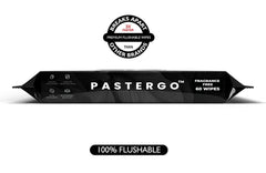 PASTERGO(360 Total) Flushable Wet Wipes for Adults - Unscented;  Plant-Based;  Plastic-Free;  100% Cellulose;  Fragrance Free - 6 Pack 360 Total Wipes - Made in EUROPE