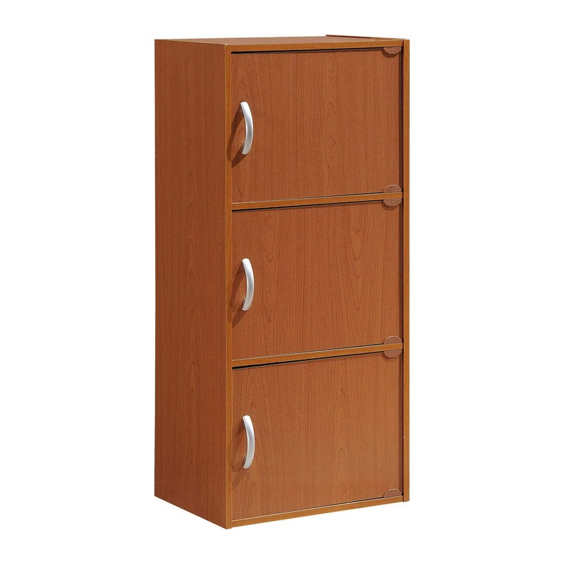 3-Shelf, 3-Door Multi-purpose Cabinet, Multiple Colors