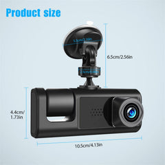 Dash Cam - Dashboard Cam Built-in Ultra Wide Angle Lens WiFi Dashboard Camera Video Recorder Car Driving Recorder Night Vision Car Dashcam Car DVR Cycle Recording, Dash Cam for Cars