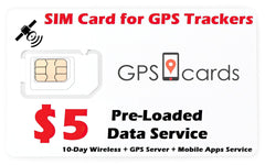 GPS Cards Sim for Mini GF07 GPS Tracker/ Phone Notification/ Speed Detector