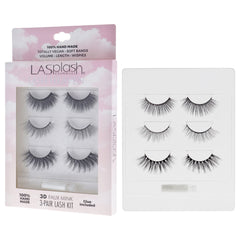 Lash Heaven Kit by LASplash for Women - 3 Pair Eyelashes