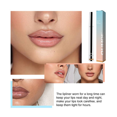 Mineral OilOUHOE Peel Off Lipliner Plump Lip Lines Show Lip Color Without Taking Off Makeup Peel Off Lipliner