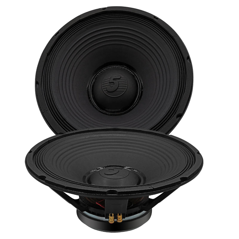 5 Core Speaker Subwoofer 15 Inch PA DJ Subs 3500W Peak Aluminum Made Pro Audio 8 Ohm 80 Oz Y30 Magnet Subwoofers Powerful Big Replacement Bass Sub Woofer - 15-185 AL 350W