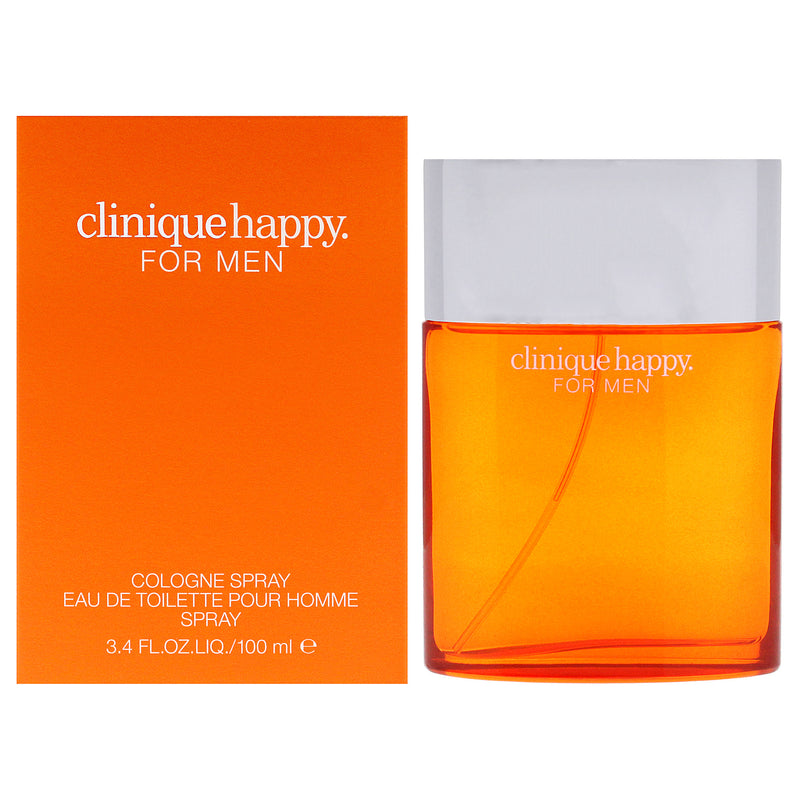 Clinique Happy Cologne Spray by Clinique for Men - 3.4 oz EDT Spray