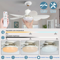 Wireless Socket Fan Light