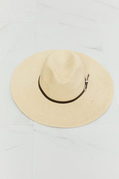 Fame Boho Summer Straw Fedora Hat